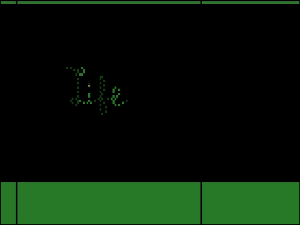 Title Screen of Video Life for Atari 2600